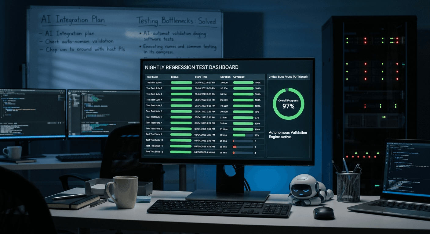 Can AI run nightly full regression tests? cover