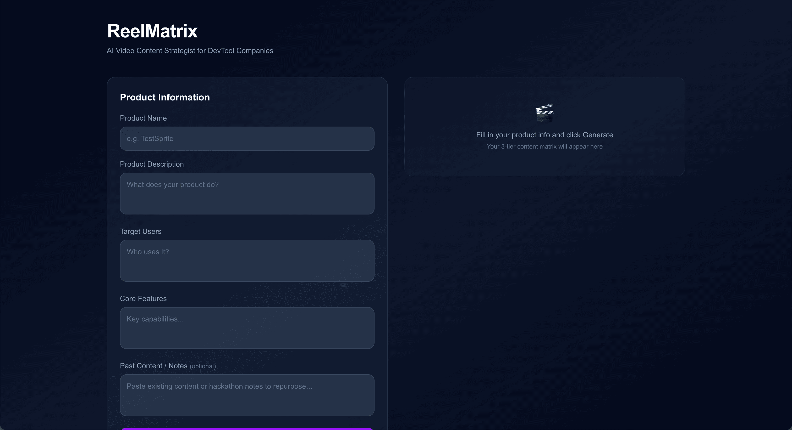 ReelMatrix preview